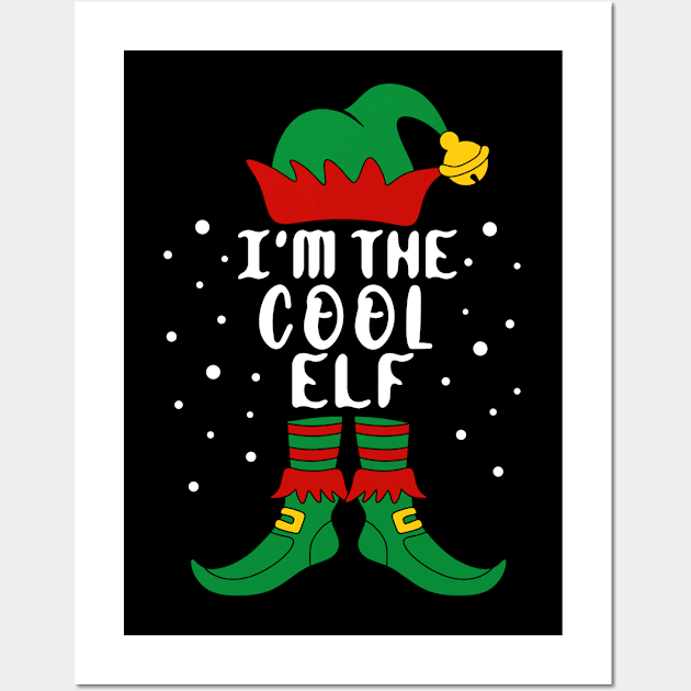 I'm The Cool Elf Family Christmas Wall Art by creativeKh